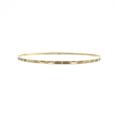 8kt yellow gold bangle 333