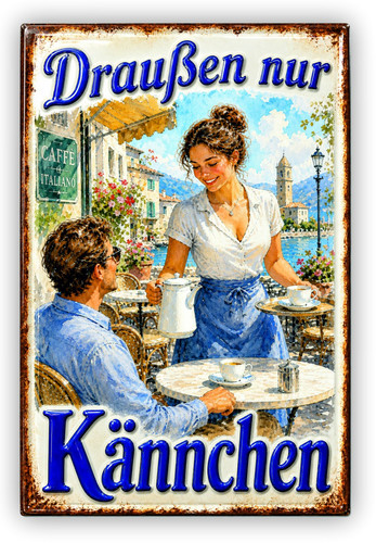 Draussen nur kännchen retro - draussen,