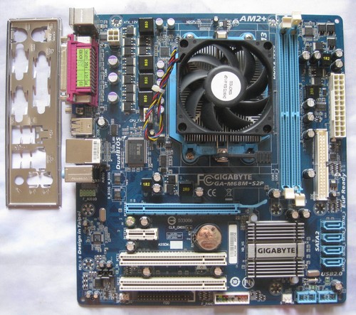 Gigabyte m68m s2p - mit, cpu