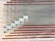 HERMA REX Buchschoner Buchhülle roter Rand Buchumschläge Buchumschlag 17,5 - 33 