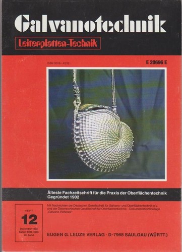 Galvanotechnik band - galvanotechnik.,
