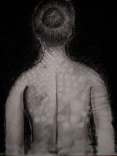 Kohlezeichnung Licht Und