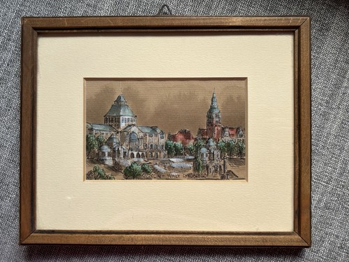 Vintage handgemalt stettin - vintage,