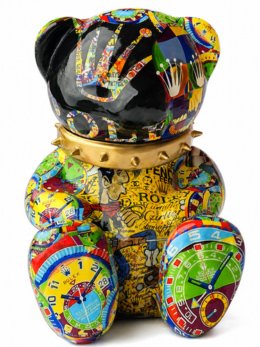 Naor bear rolex skulptur 2024 - naor,