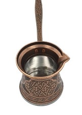 Türkische Kaffeekocher Mokkakanne Cezve Dzhesva Metal & Gussbeschichtung Kupfer