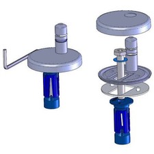 Hamberger SoftClose Scharnier C2802H aus D33 Schlitzscheibe