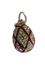 Anhänger Ei Stil Faberge Rot