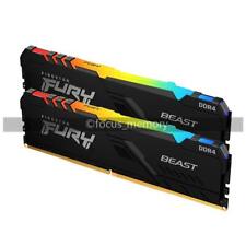 Kingston FURY Beast 32G (2x16GB) 288Pin DDR4 3200 PC4-25600 RGB Desktop Speicher