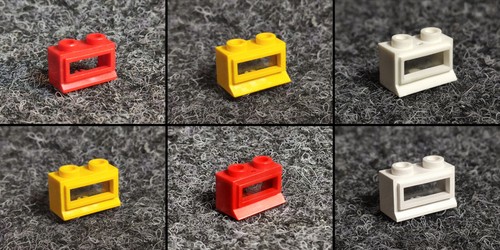 Lego fenster 1x2x1 - lego, rot