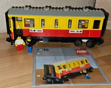 Lego Eisenbahn 7815 Schlafwagen mit Original Bauanleitung Vollständig