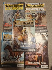 5 G.F. Unger Westernromane Romanhefte