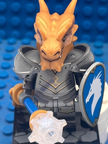 Lego minifigur dragonborn - d&d,