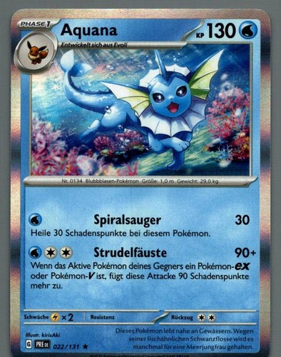 Pokemon aquana 022 - pokemon, 022/131