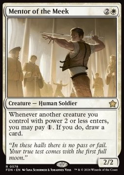 Magic mtg mentor the meek - the,