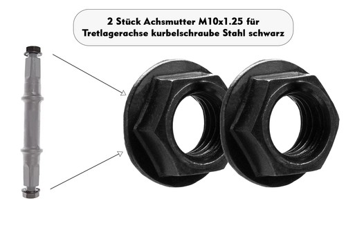 Stück achs mutter - mutter, m10x1.25