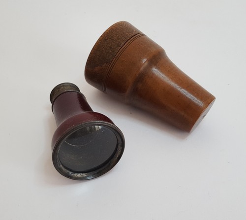 Altes taschenteleskop mit - altes,