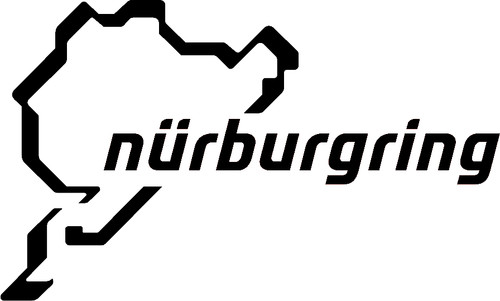 Nürburgring aufkleber 10cm - aufkleber, x