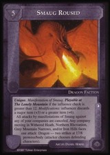 Smaug roused lidless eye - roused,