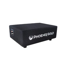 Phoenix Gold ZX18PDF 8 Zoll Sub Gehäuse Slim Passiv Subwoofer Box 250W RMS