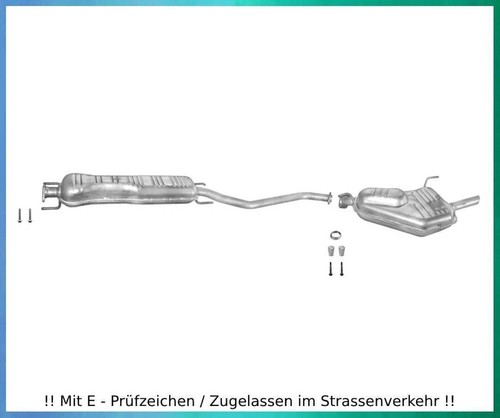 Auspuffanlage für opel - auspuffanlage, vectra