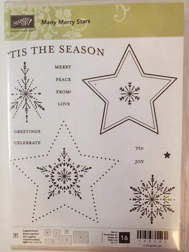 Stampin stempelset many - stempelset, "many