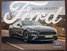 FORD MUSTANG BULLITT Prospekt von 2018 BROCHURE PROSPECTUS