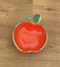 Gallo Piroschka Vanessa Villeroy & Boch Keramik Apfel Schale Handgemalt Rot Grün