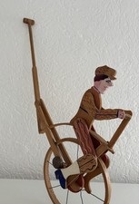 Antikes Holzspielzeug Hochrad