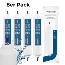 8x Wasserfilter universal für