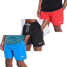 Bench Herren Badeshorts azurblau elastisch