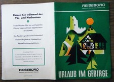 Prospekt Urlaub im Gebirge