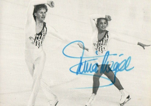 Autogramm tina riegel - -,