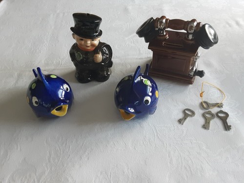 Alte göbel spardosen mit - alte,