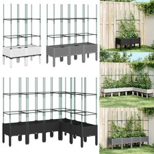 Pflanzkübel mit Rankgitter