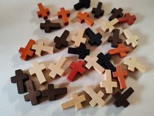 Streuteile Kreuze Tischdeko