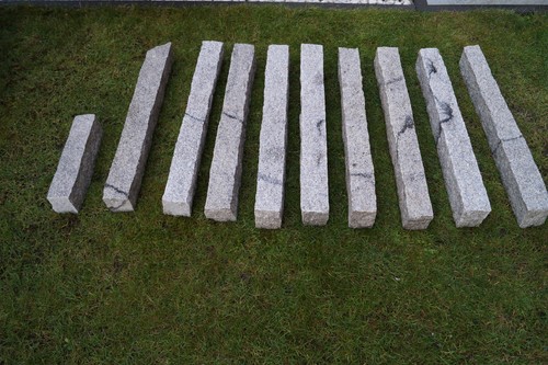 Granit palisaden randsteine - granit, /