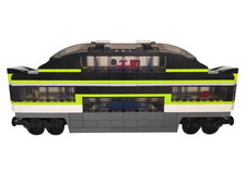 Lego City Zug Panorama Waggon Speisewagen Bahn passt zu Set 60337