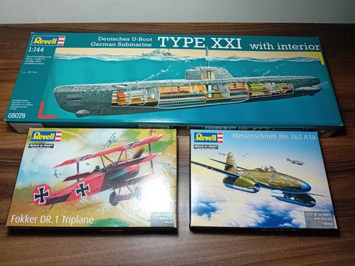 Revell messerschmitt me262 - 3,
