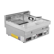 Gastronomie Gas Fritteuse 2 x