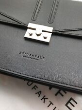 seidenfelt Manufaktur tasche Roros  Schwarz& Silber Neuwertig 