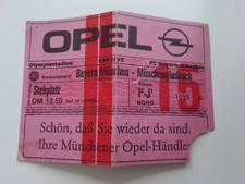 Alte Eintrittskarte Bayern München - Borussia Mönchengladbach Saison 92/93