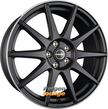 4 Alufelgen BORBET GTX Black Matt Rim Silver 8x19 ET50 5x108 19 Zoll