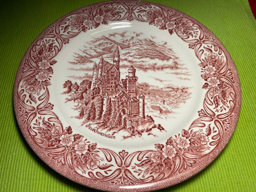 Speise teller rot - teller, dekor