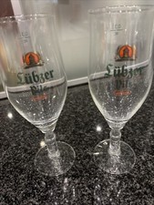 Zwei Lübzer Pils Gläser