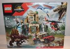 LEGO Jurassic World 76976 Spinosaurus & Quetzalcoatlus Air Miss gebraucht 
