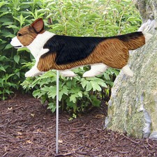 Corgi Außen Garten Zeichen