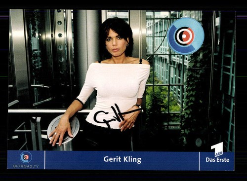 Gerit kling ard - ard, autogrammkarte