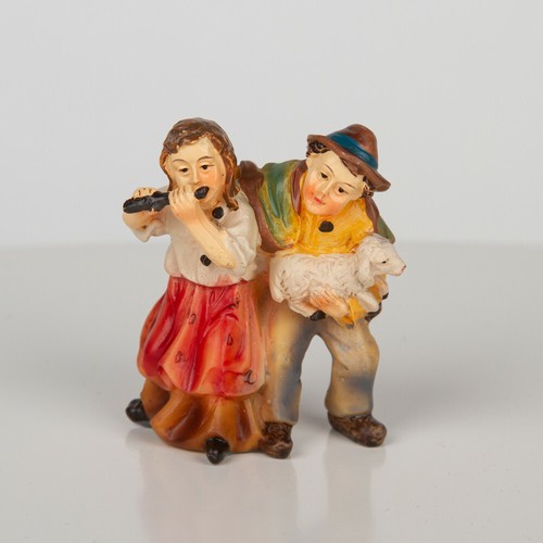 Kinderpärchen krippenfigur - kinderpärchen,