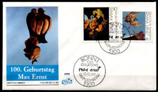 Deutscher Maler und Bildhauer Max Ernst. FDC(b-a) x2W. Frankreich-BRD 1991