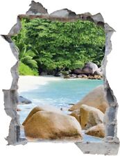 Wandtattoo Strand mit Palmen -